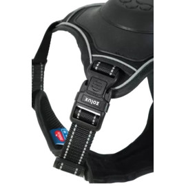 Zolux Szelki ze smyczą automatyczną Easyride XS czarne