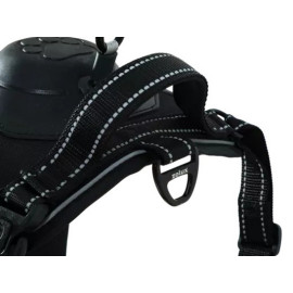 Zolux Szelki ze smyczą automatyczną Easyride XS czarne