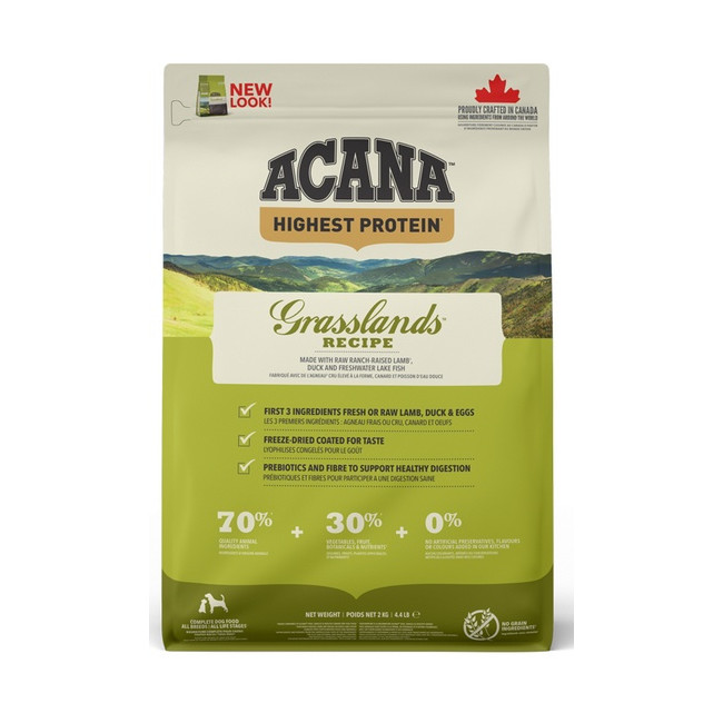Acana Highest Protein Grasslands Dog 2kg