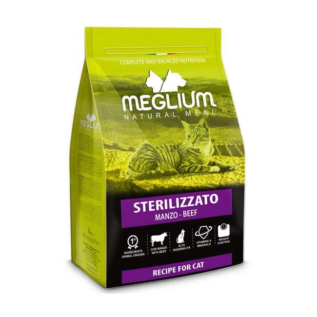 Meglium Cat Adult Neutered Beef 10kg