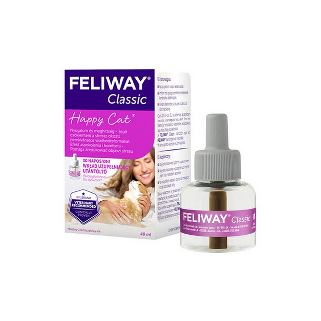 Feliway Classic - kocie feromony wkład 30-dniowy (uzupełniający) 48ml
