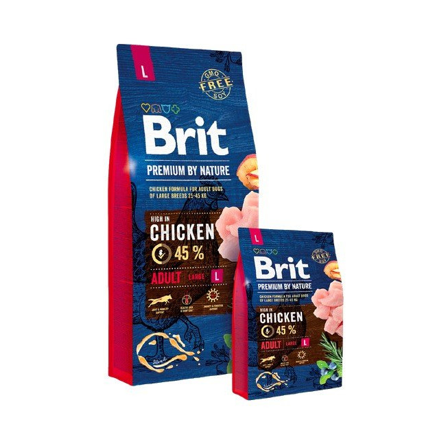 Brit Premium By Nature Adult L Large 8kg