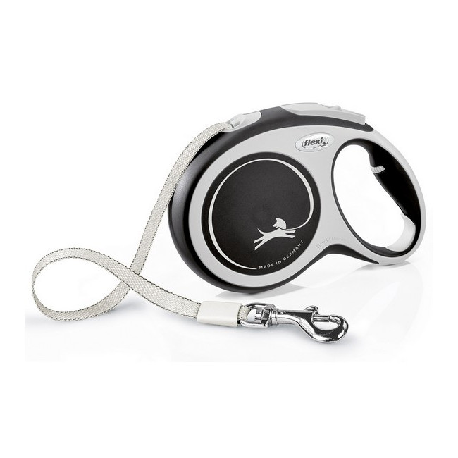 Flexi New Comfort Smycz taśma L 8m czarna [FL-3820]