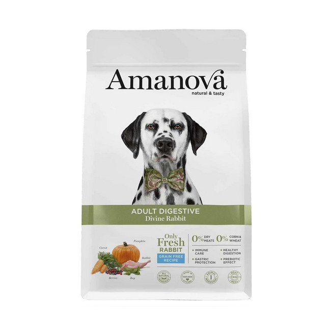 Amanova Dog Adult Digestive Divine Rabbit - królik 2kg