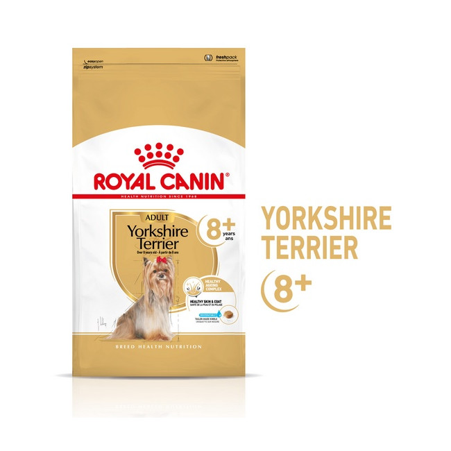 Royal Canin Yorkshire Terrier Adult 8+ karma sucha dla psów starszych rasy yorkshire terrier 3kg