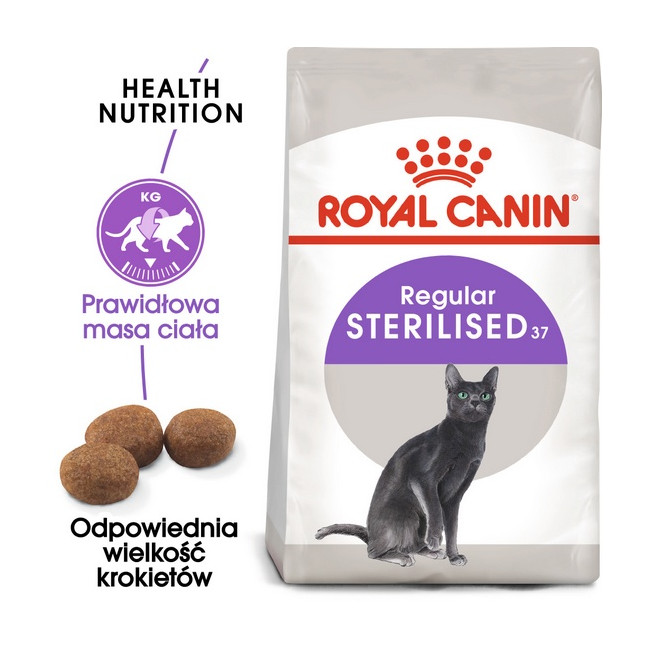 Royal Canin Sterilised karma sucha dla kotów dorosłych, sterylizowanych 2kg