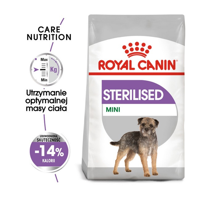 Royal Canin Mini Sterilised karma sucha dla psów dorosłych, ras małych, sterylizowanych 3kg