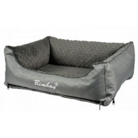 Bimbay Pokrowiec do kanapy Minky r.2 - 80x65cm szary-grafit