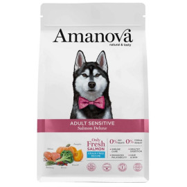 Amanova Dog Adult Sensitive Salmon Deluxe - łosoś 2kg