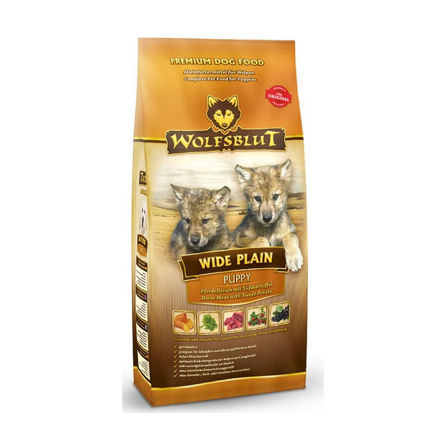 Wolfsblut Dog Wide Plain Puppy - konina i bataty 2kg