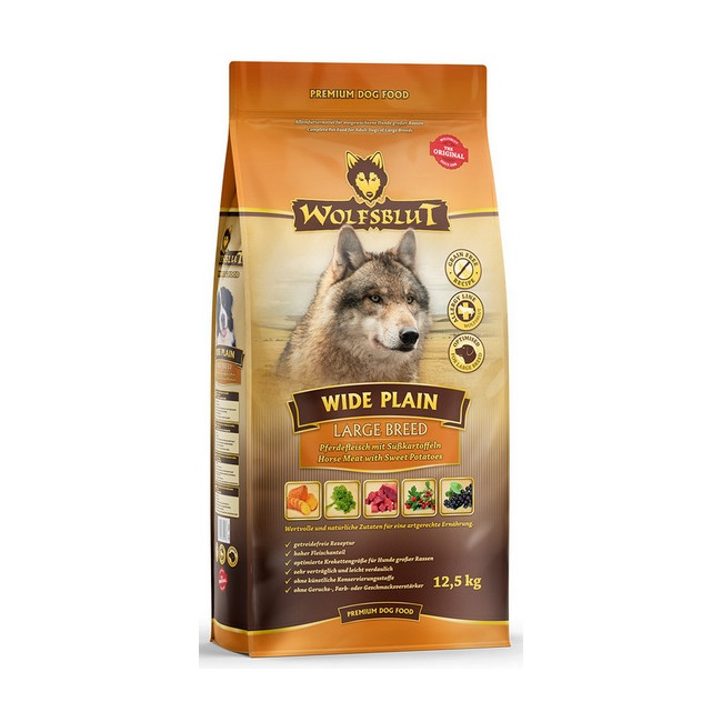 Wolfsblut Dog Wide Plain Large Breed - konina i bataty 2kg