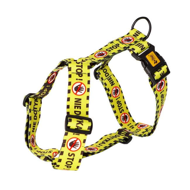 Dingo Szelki dwupaskowe Guard City - Nie Dotykaj rozmiar L