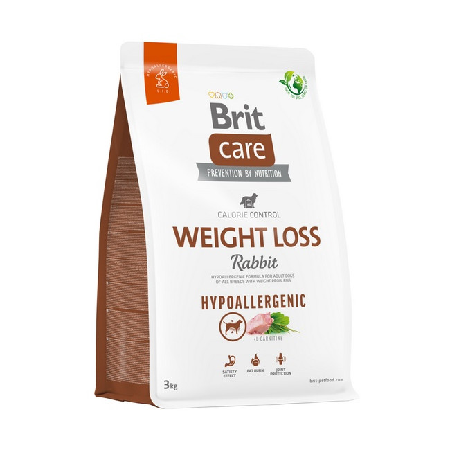 Brit Care Hypoallergenic Dog Weight Loss Rabbit 3kg
