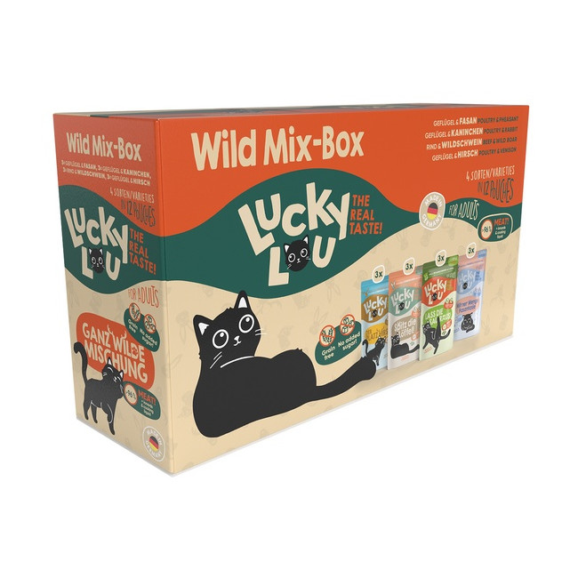 Lucky Lou Lifestage Adult Wild Mix-Box saszetki 12x125g
