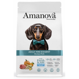 Amanova Dog Adult Mini Exigent Iberian Pork - wieprzowina 2kg