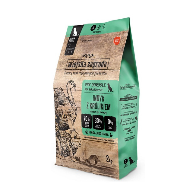 Wiejska Zagroda Indyk z królikiem small 2kg
