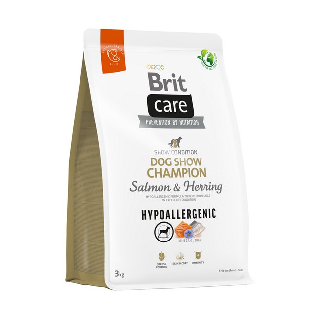 Brit Care Hypoallergenic Dog Show Champion Salmon & Herring 3kg