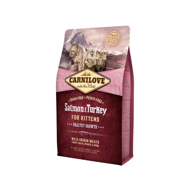 Carnilove Cat Salmon & Turkey for Kittens - łosoś i indyk 2kg