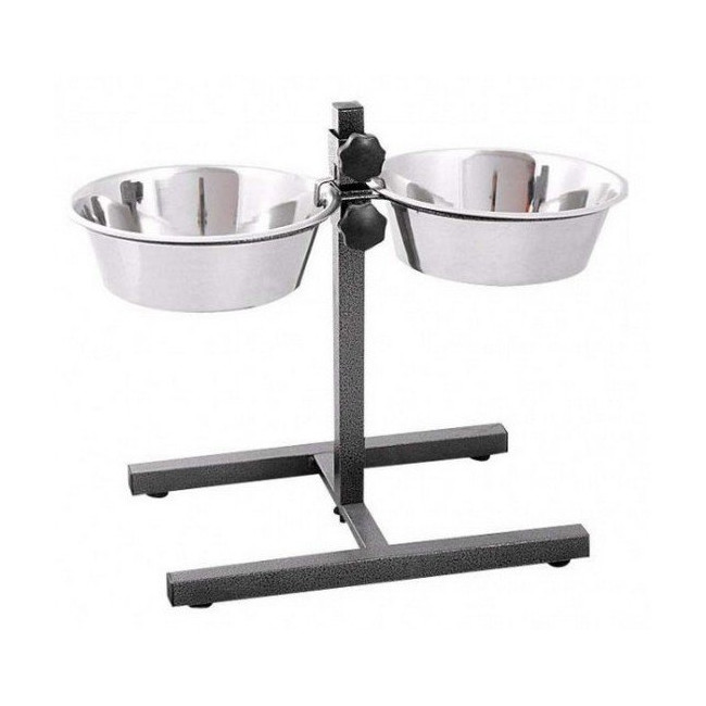 Barry King Stojak regulowany do misek 2,8L metaliczny [18342]