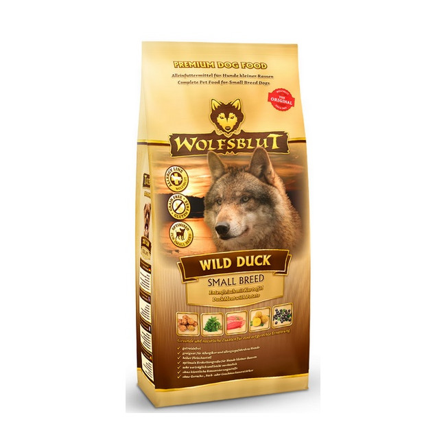 Wolfsblut Dog Wild Duck Small - kaczka i bataty 2kg