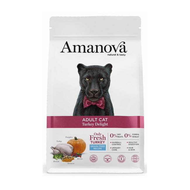Amanova Cat Adult Turkey Delight - indyk 1,5kg