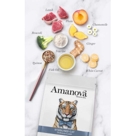 Amanova Cat Sterilised Delicious Lamb - jagnięcina 1,5kg
