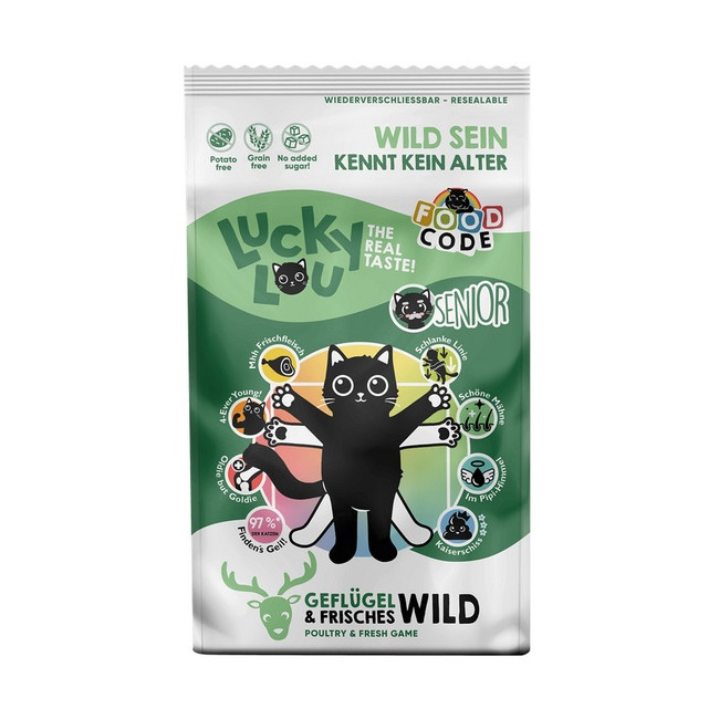 Lucky Lou Food Code Lifestage Senior Drób & Dziczyzna 1,7kg
