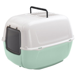 Ferplast Prima New Toaleta dla kota biało-pistacja [72053799EL]