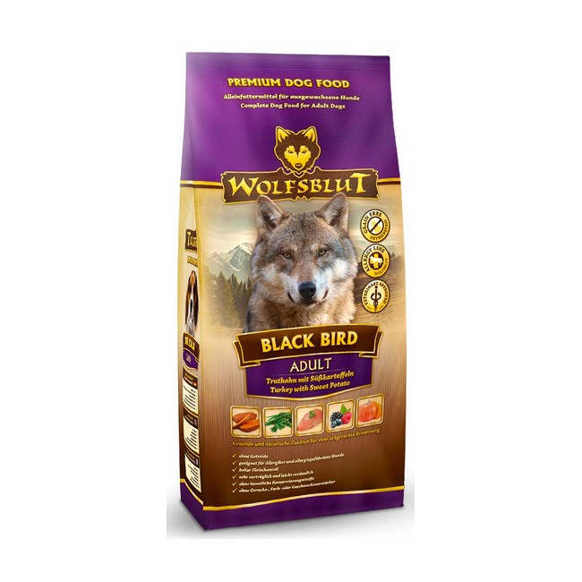 Wolfsblut Dog Black Bird Adult - indyk i bataty 2kg
