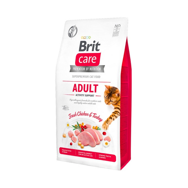 Brit Care Cat Grain Free Adult Activity Support 2kg