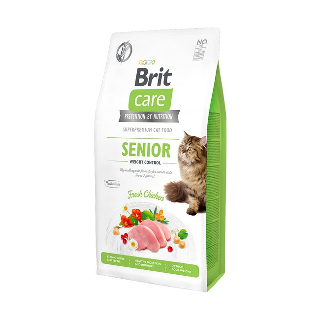Brit Care Cat Grain Free Senior Weight Control 2kg