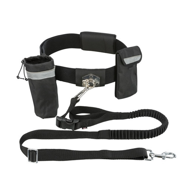 Trixie Pas biodrowy i Smycz Hands Free - zestaw do dogtrekkingu [TX-1275]