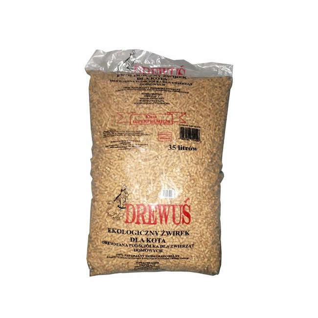 Drewuś 35L (15kg) żwir drewniany