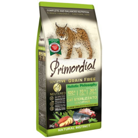 Primordial Cat Grain Free Neutered Sensitive Salmon 2kg