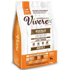 Vivere Maxi Adult Buffalo 3kg Karma Monobiałkowa z Bawołem dla dużych ras