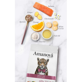 Amanova Cat Adult Salmon Deluxe - łosoś 1,5kg
