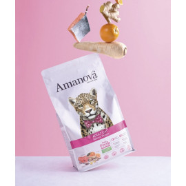 Amanova Cat Adult Salmon Deluxe - łosoś 1,5kg