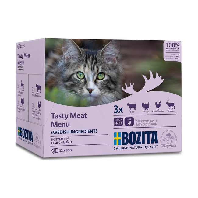 Bozita Cat Multibox z mięsem w sosie saszetki 12x85g