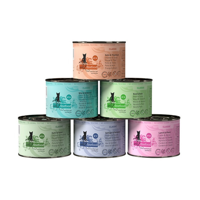 Catz Finefood Classic Collection II puszki multipack N.15-25 6x200g