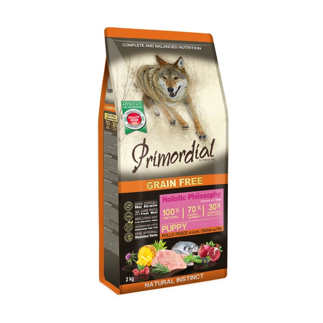 Primordial Dog Grain Free Puppy Chicken & Sea Fish 2kg