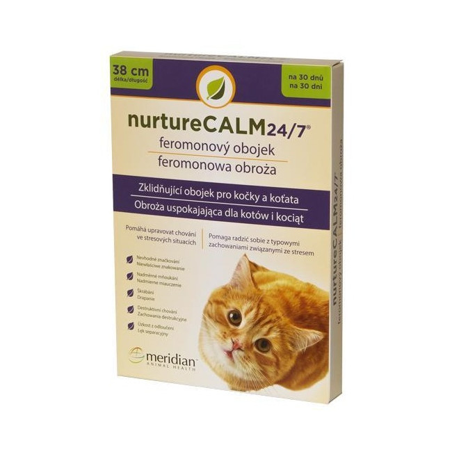 Obroża feromonowa dla kota (uspokajająca) NurtureCalm 24/7