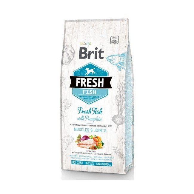 Brit Fresh Dog Adult Large Fish & Pumpkin 2,5kg