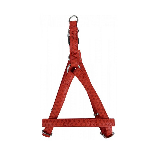 Zolux Szelki regulowane Mac Leather 25mm Czerwone [522065RO]