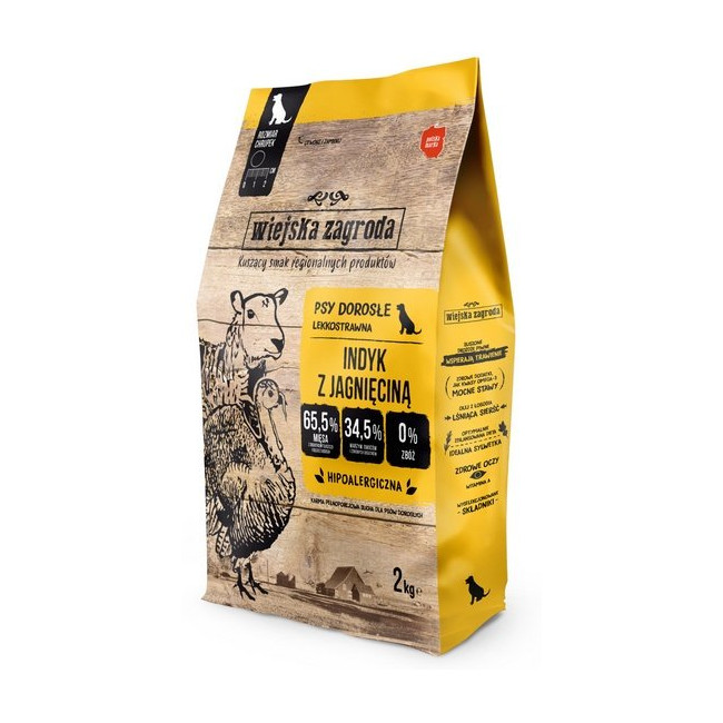 Wiejska Zagroda Indyk z jagnięciną 2kg