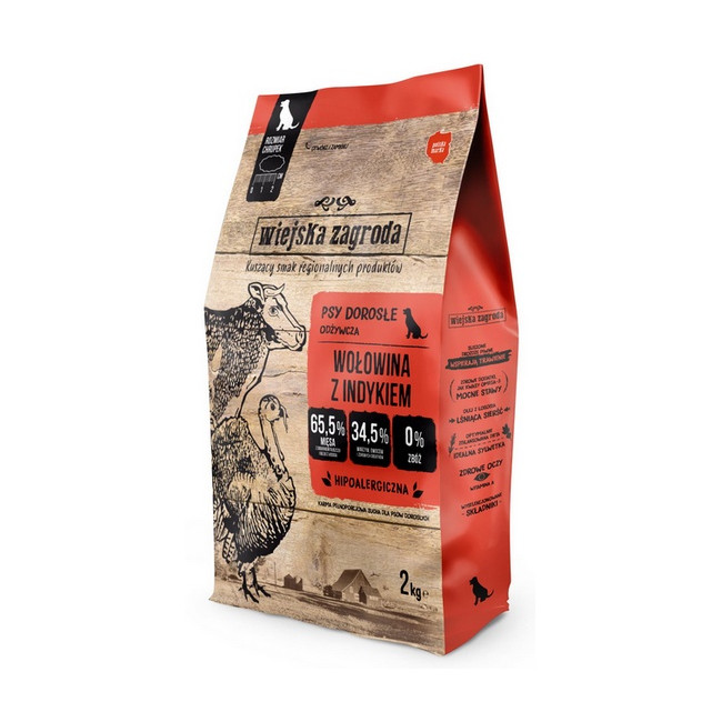 Wiejska Zagroda Wołowina z indykiem L 2kg