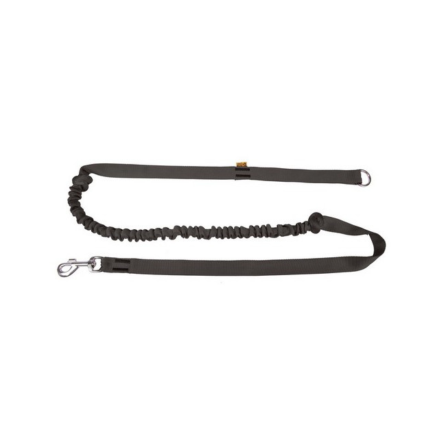 Dingo Smycz do biegania - taśma z amortyzatorem 170cm z rączką czarna