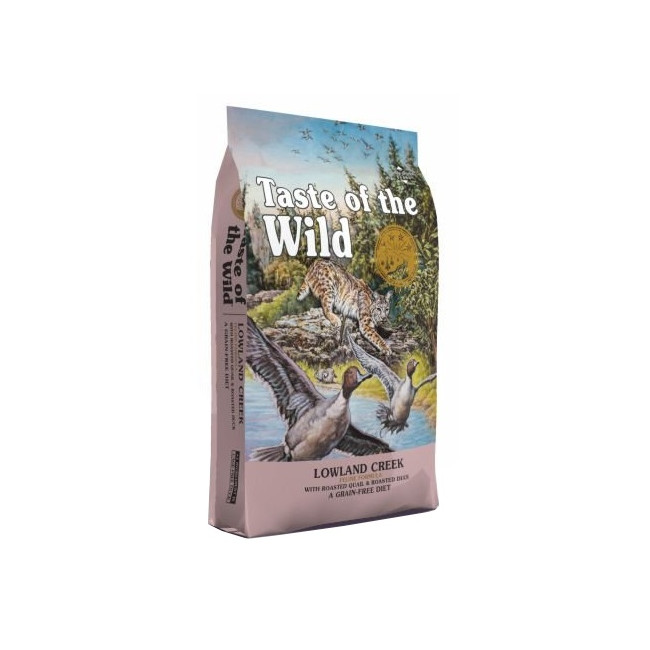 Taste of the Wild Lowland Creek Feline z przepiórką i kaczką 2kg