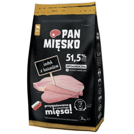 Pan Mięsko Karma sucha dla psa - indyk i bażant chrupki S 3kg