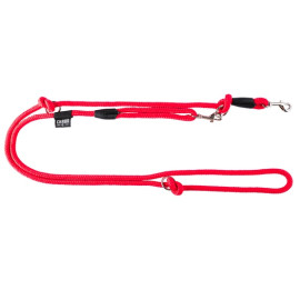 CHABA Smycz linka regulowana - 14mm x 138/260cm czerwona